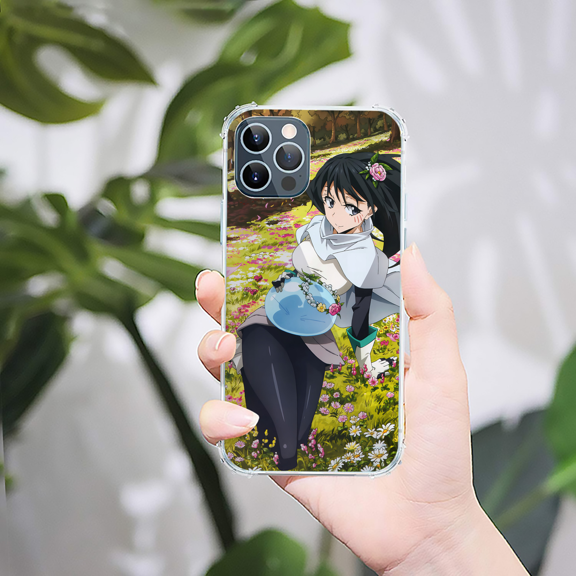（画像用） 転スラ Regarding Reincarnated to Slime 【iPhone 12シリーズ対応】透明スマホケース（クリアソフトケース）